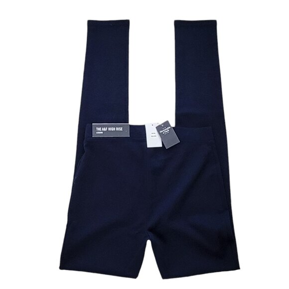 Abercrombie & Fitch The A&F High Rise Legging Dark Navy NEW NWT - Picture 3 of 14
